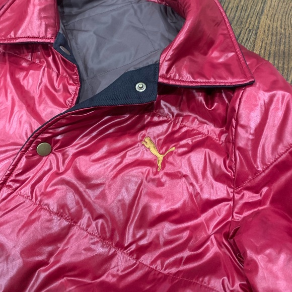 Like New Puma Reversible Button Jacket Men’s Size O Japan Sizing - Picture 2 of 12